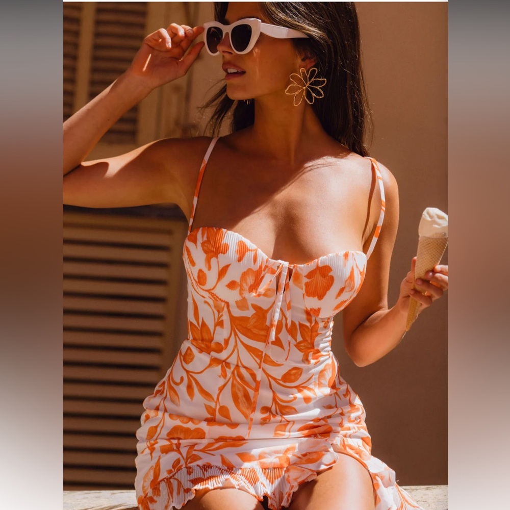 12th Tribe Belle Floral Mini Dress - Picture 6 of 14